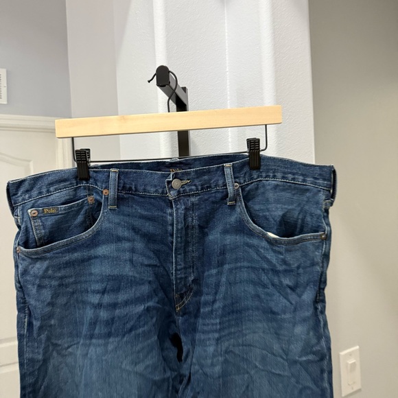 Polo Ralph Lauren The Hampton Relaxed Straight 38x30 Medium Dark Wash Men’s - Picture 3 of 12